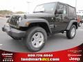 2011 Natural Green Pearl Jeep Wrangler Sport S 4x4  photo #1