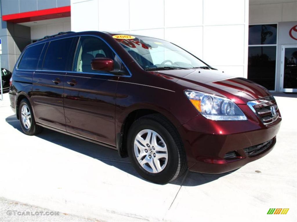 Dark Cherry Pearl Honda Odyssey