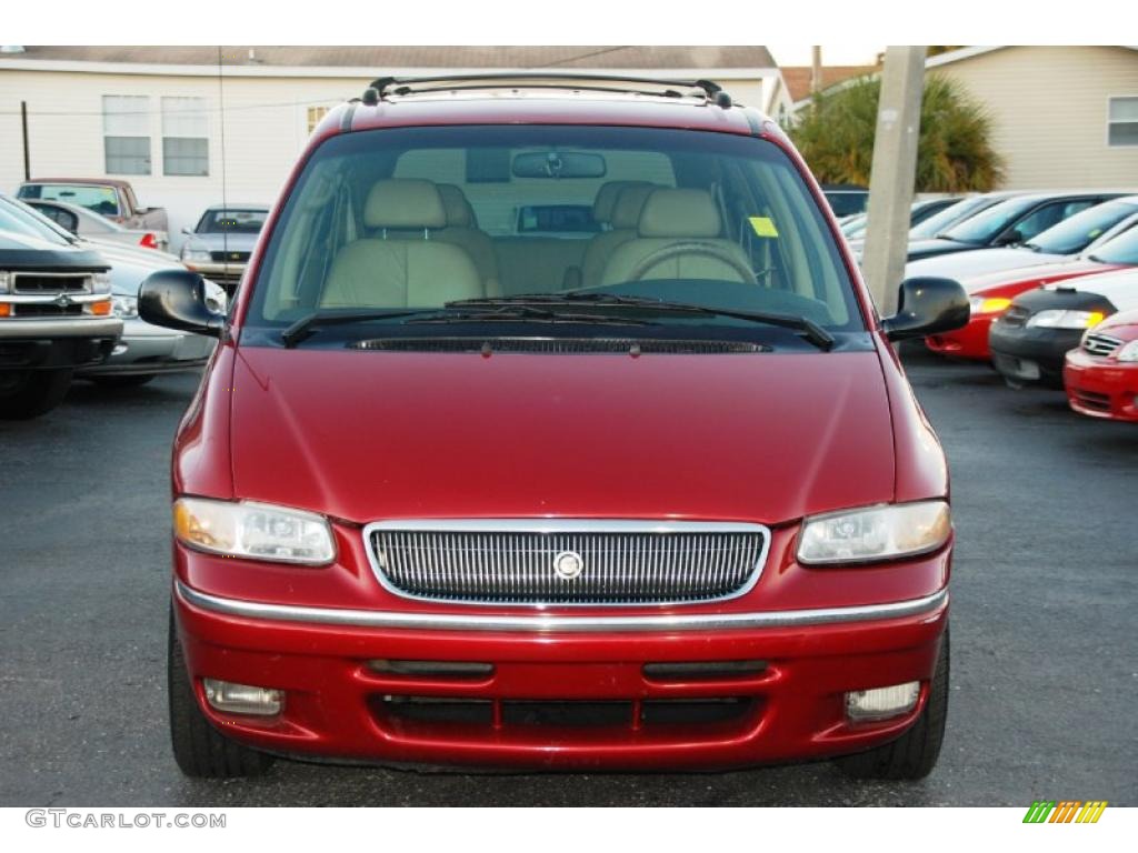 1997 Town & Country LXi - Candy Apple Red Metallic / Camel photo #5