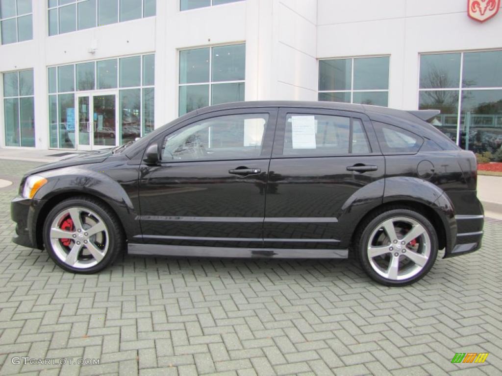 Brilliant Black Crystal Pearl 2009 Dodge Caliber SRT 4 Exterior Photo #41564631