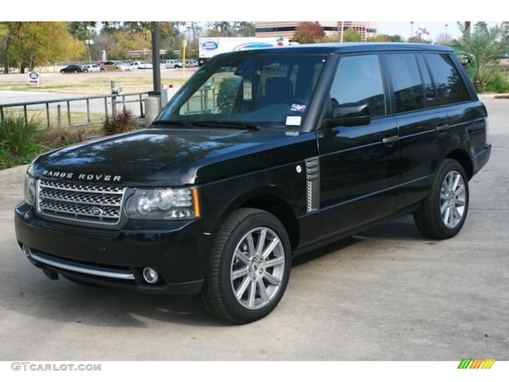 Santorini Black Metallic 2011 Land Rover Range Rover Supercharged Exterior Photo #41567023