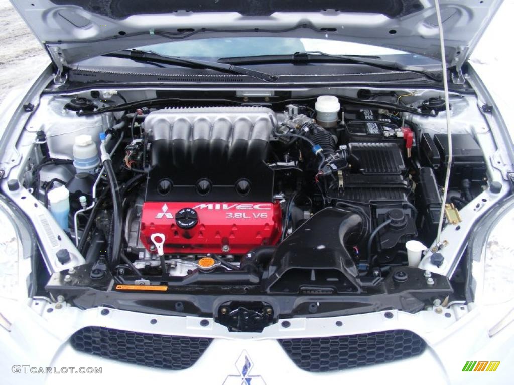 2008 Mitsubishi Eclipse SE V6 Coupe 3.8 Liter SOHC 24 Valve MIVEC V6 Engine Photo #41567059