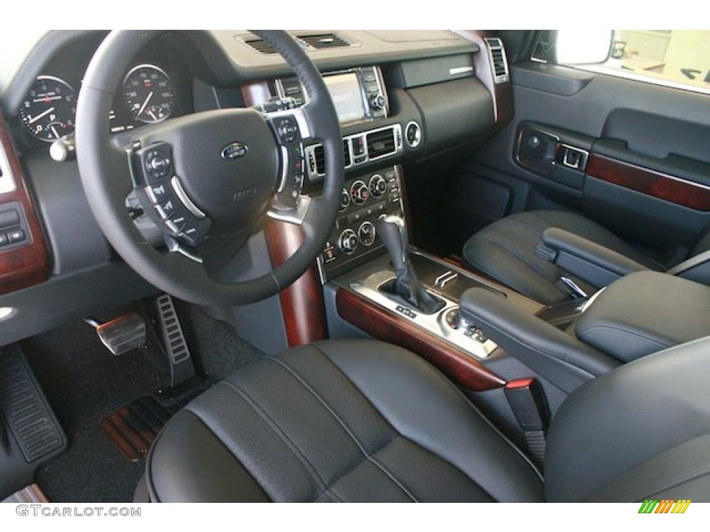 Jet Black/Jet Black Interior 2011 Land Rover Range Rover Supercharged Photo #41567139