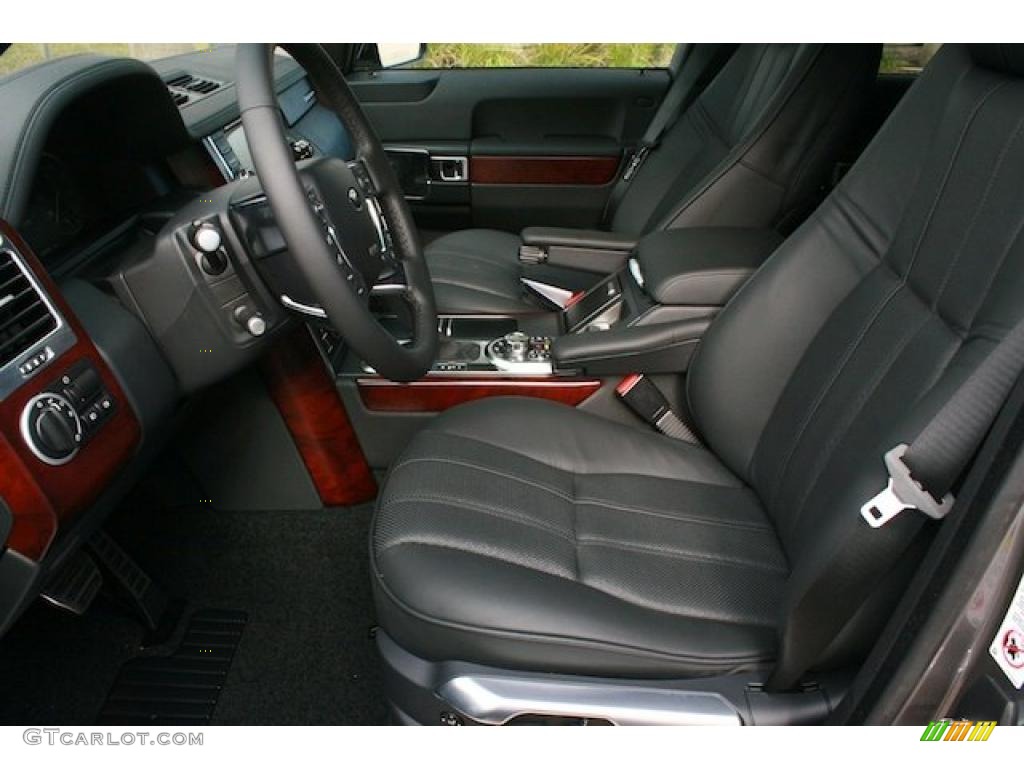 Jet Black/Jet Black Interior 2011 Land Rover Range Rover Supercharged Photo #41567267