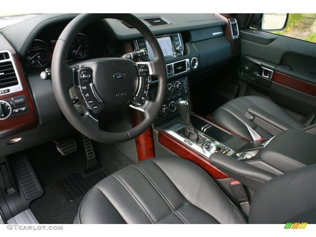 Jet Black/Jet Black Interior 2011 Land Rover Range Rover Supercharged Photo #41567391