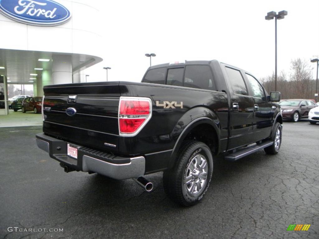 Tuxedo Black Metallic 2011 Ford F150 Lariat SuperCrew 4x4 Exterior Photo #41567623