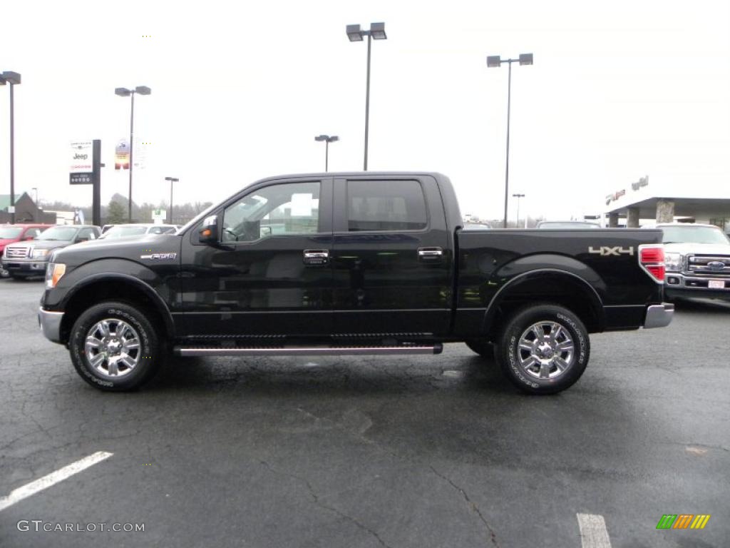 Tuxedo Black Metallic 2011 Ford F150 Lariat SuperCrew 4x4 Exterior Photo #41567651