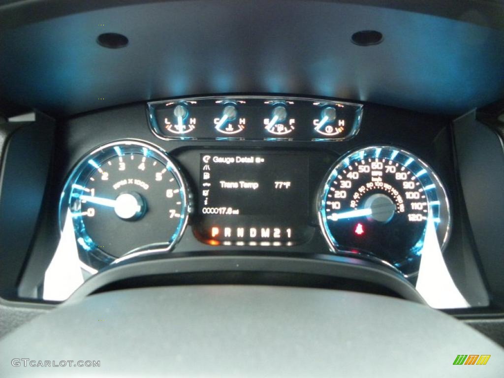 2011 Ford F150 Lariat SuperCrew 4x4 Gauges Photo #41567899