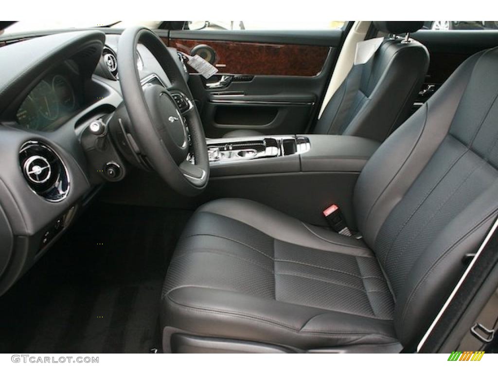 Jet Black/Jet Black Interior 2011 Jaguar XJ XJ Photo #41568359