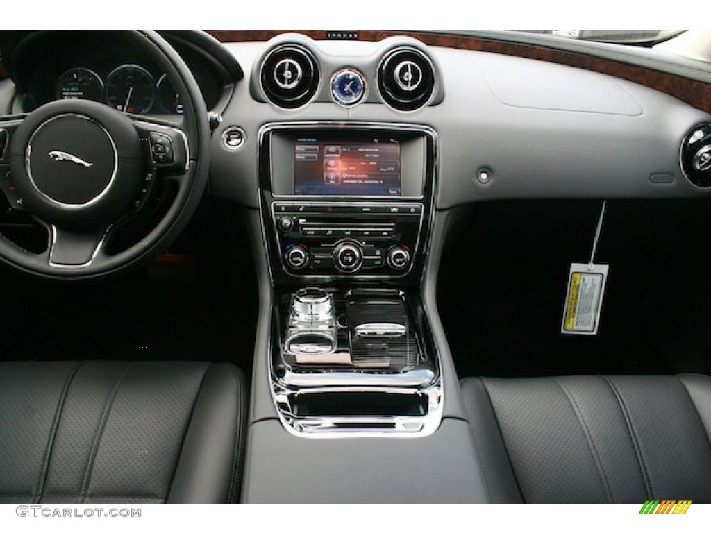 2011 Jaguar XJ XJ Jet Black/Jet Black Dashboard Photo #41568383