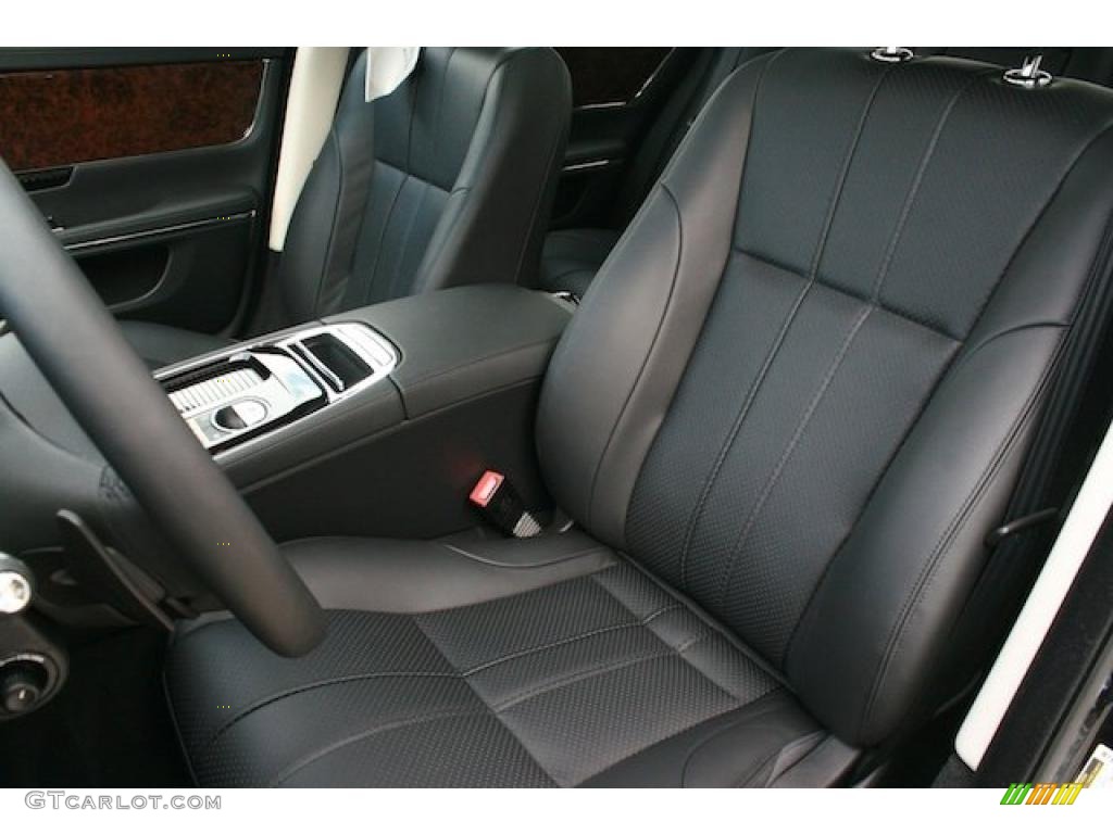 Jet Black/Jet Black Interior 2011 Jaguar XJ XJ Photo #41568479