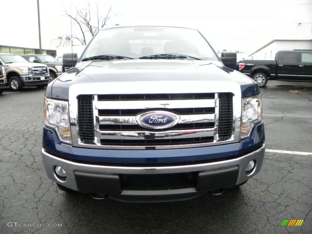 Dark Blue Pearl Metallic 2011 Ford F150 XLT SuperCab 4x4 Exterior Photo #41568631