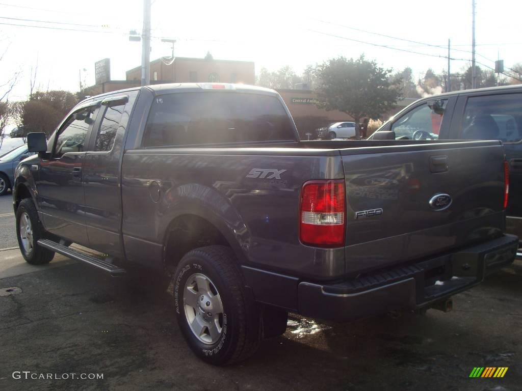 2006 F150 STX SuperCab 4x4 - Dark Shadow Grey Metallic / Medium/Dark Flint photo #6