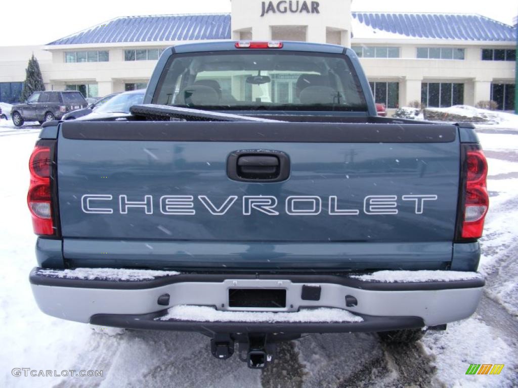 2007 Silverado 1500 Classic LS Extended Cab - Blue Granite Metallic / Dark Charcoal photo #4