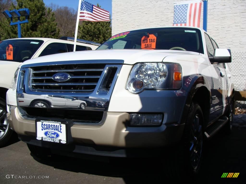 Oxford White Ford Explorer