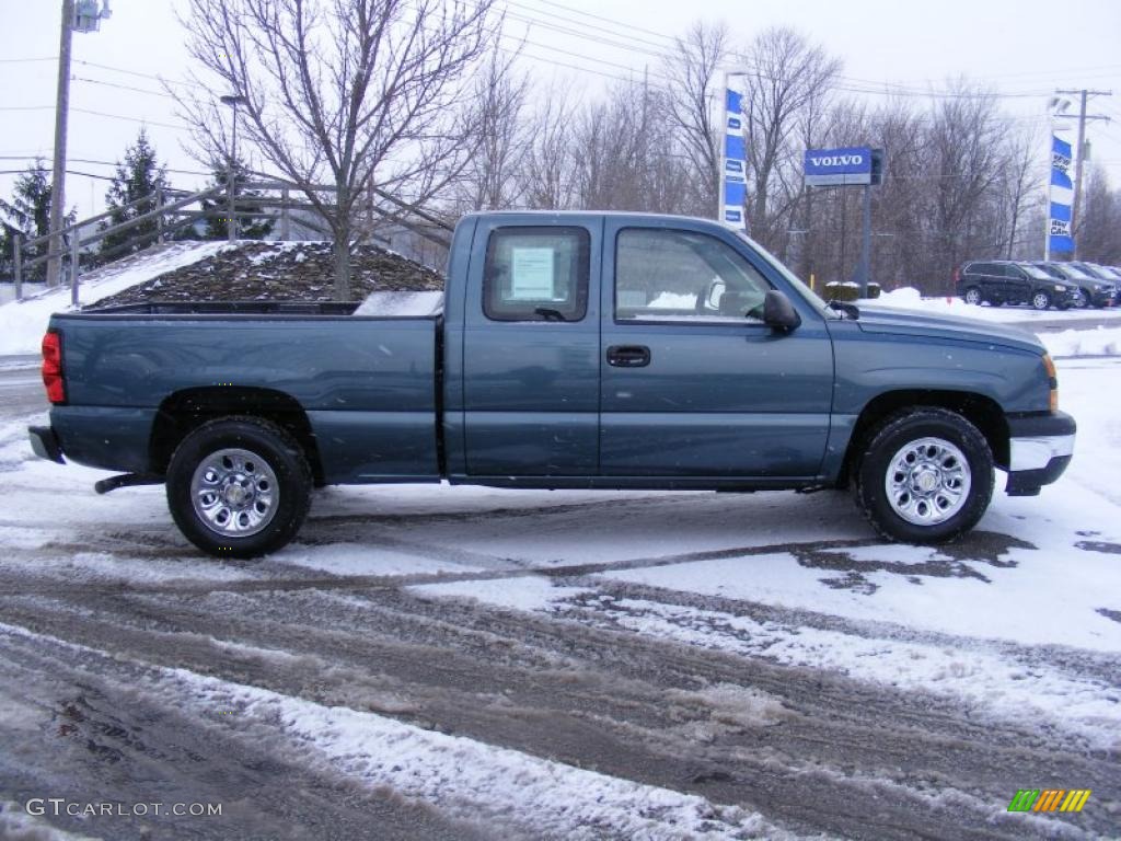 2007 Silverado 1500 Classic LS Extended Cab - Blue Granite Metallic / Dark Charcoal photo #7