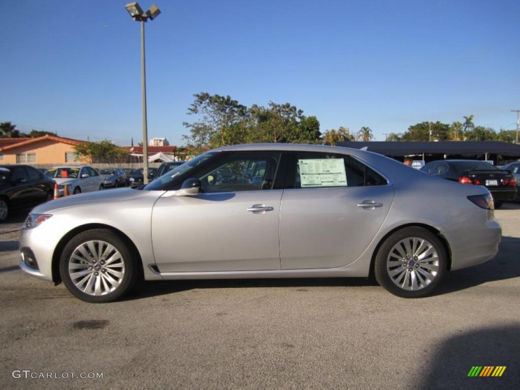 Diamond Silver Metallic 2010 Saab 9-5 Aero Sedan XWD Exterior Photo #41570907