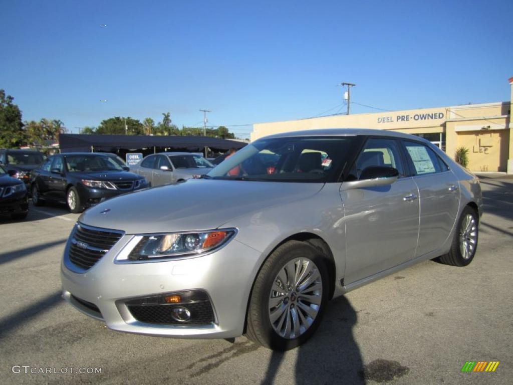 Diamond Silver Metallic 2010 Saab 9-5 Aero Sedan XWD Exterior Photo #41570927