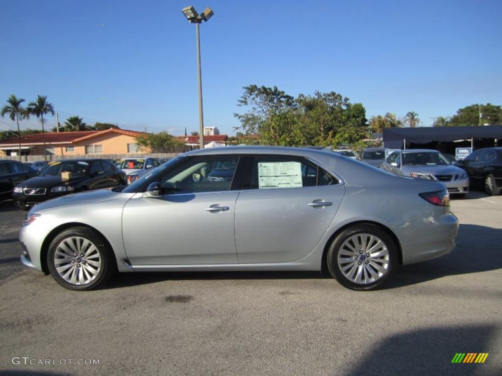 Glacier Silver Metallic 2010 Saab 9-5 Aero Sedan XWD Exterior Photo #41571243