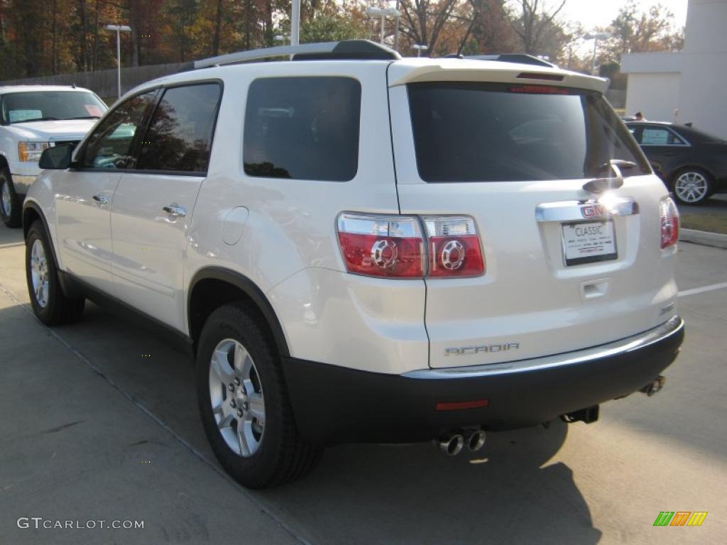 White Diamond Tintcoat 2011 GMC Acadia SL Exterior Photo #41571311