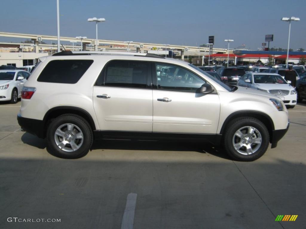White Diamond Tintcoat 2011 GMC Acadia SL Exterior Photo #41571347