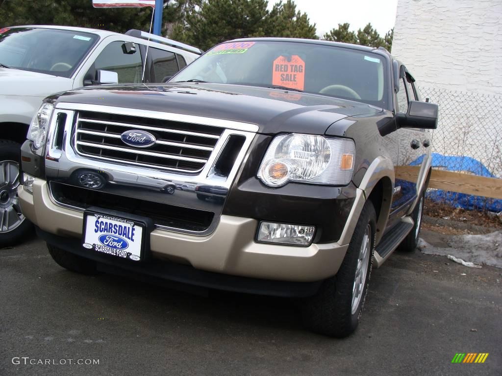 2006 Explorer Eddie Bauer 4x4 - Dark Stone Metallic / Camel/Stone photo #1