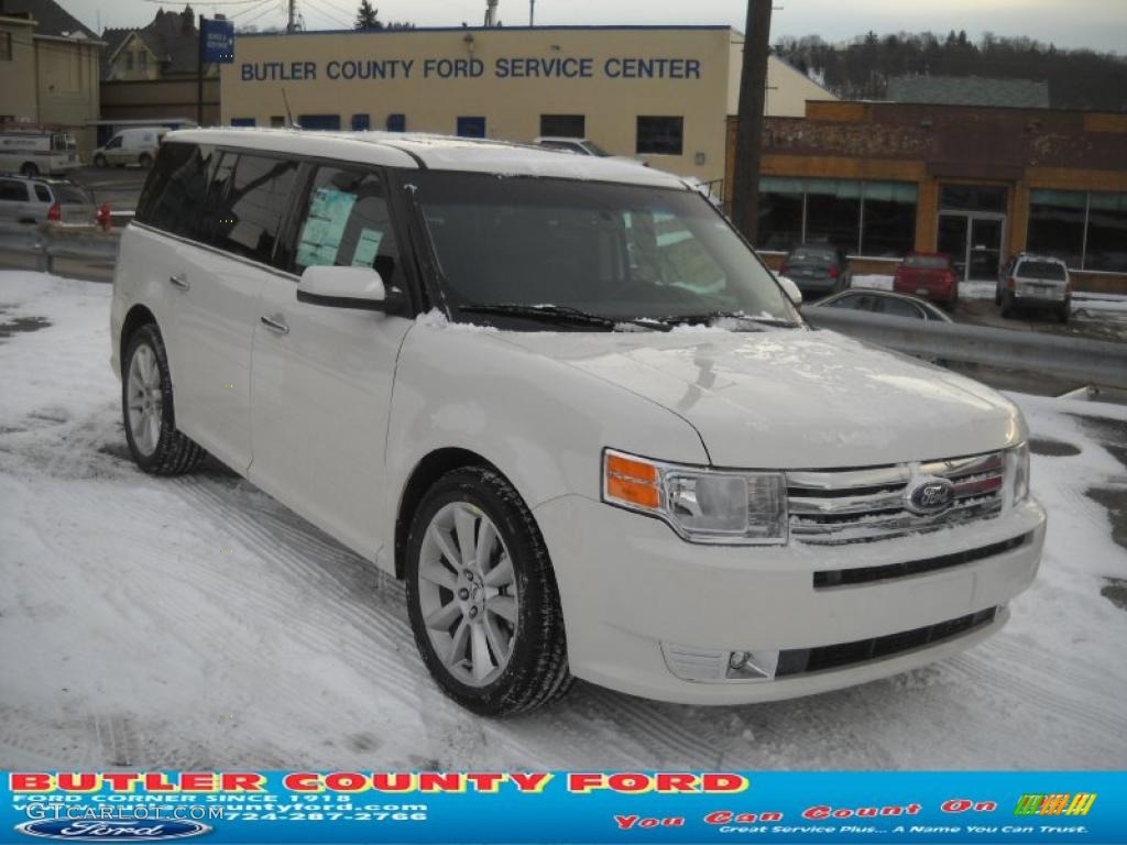 2011 Flex SEL AWD EcoBoost - White Suede / Charcoal Black photo #1