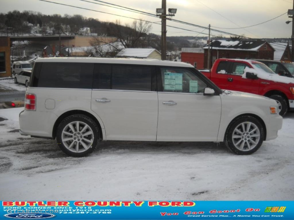 2011 Flex SEL AWD EcoBoost - White Suede / Charcoal Black photo #2