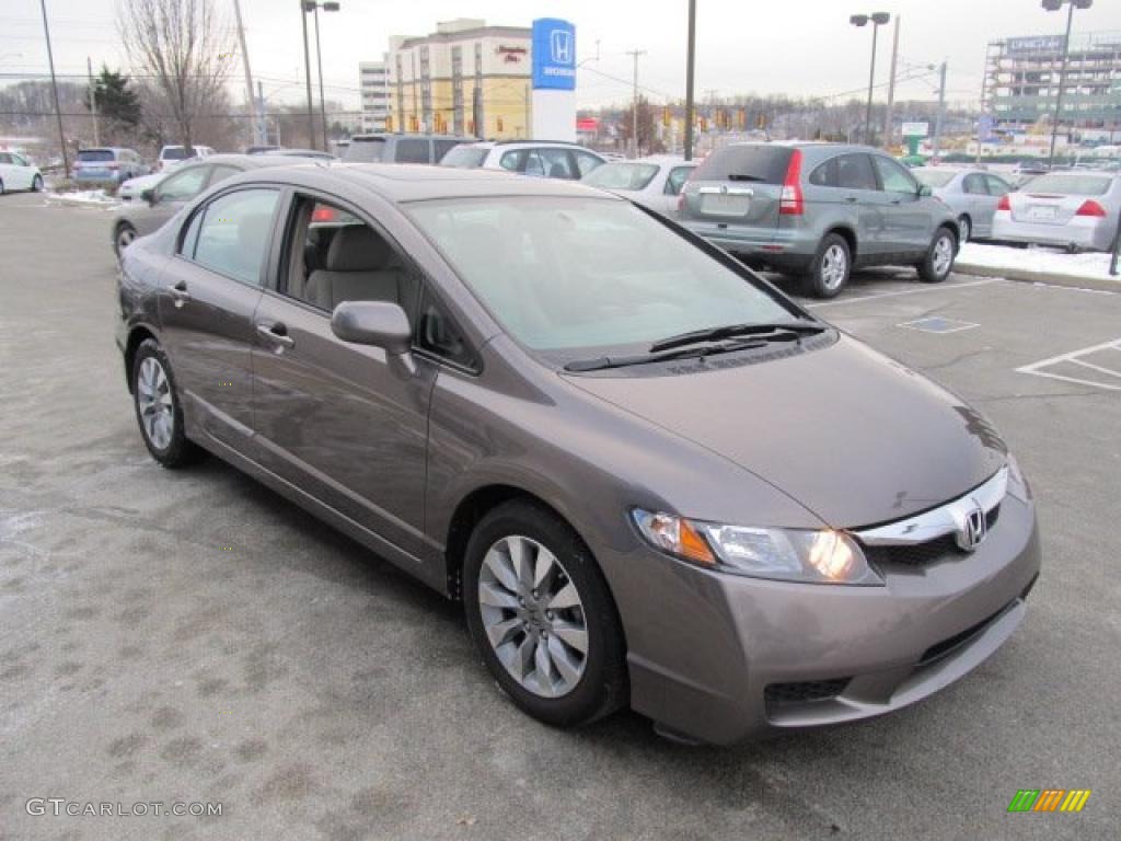 Urban Titanium Metallic 2009 Honda Civic EX-L Sedan Exterior Photo #41572915
