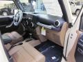 Black/Dark Saddle 2011 Jeep Wrangler Unlimited Sahara 4x4 Dashboard