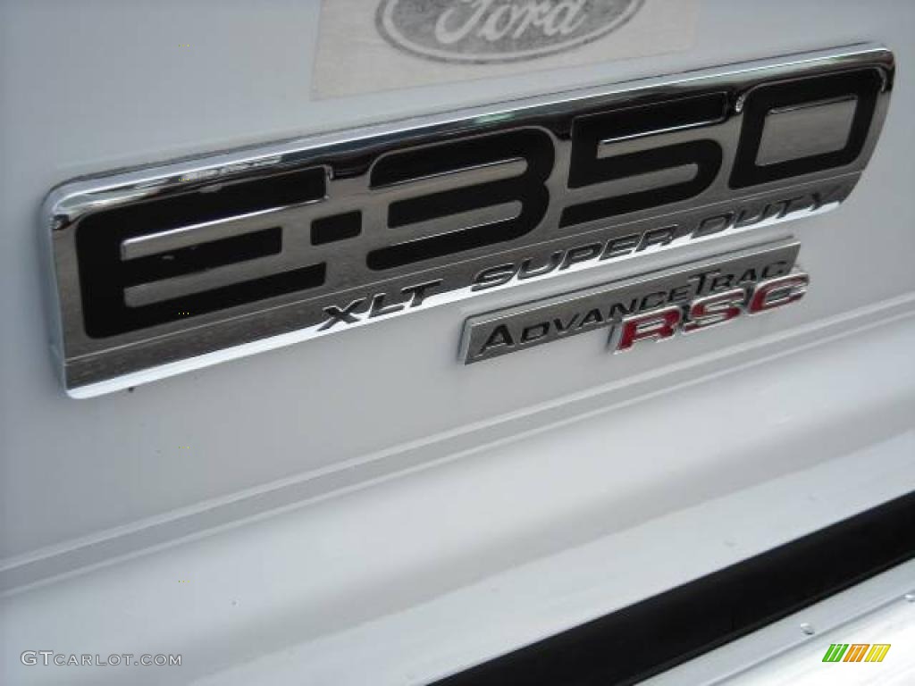 2007 E Series Van E350 Super Duty Passenger - Oxford White / Medium Flint Grey photo #15