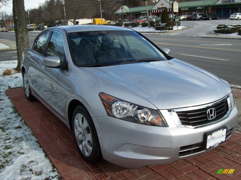 2008 Accord EX Sedan - Alabaster Silver Metallic / Gray photo #1