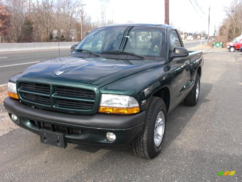 Forest Green Pearl 2000 Dodge Dakota Sport Regular Cab Exterior Photo #41577803