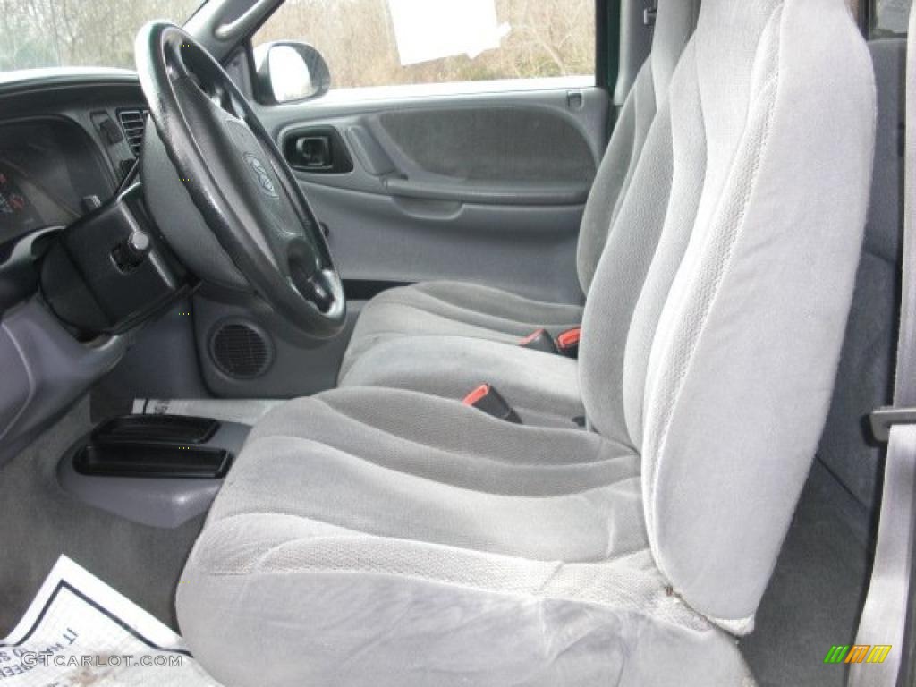 Mist Gray Interior 2000 Dodge Dakota Sport Regular Cab Photo #41577847