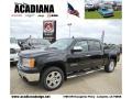 2010 Onyx Black GMC Sierra 1500 SLE Crew Cab  photo #1