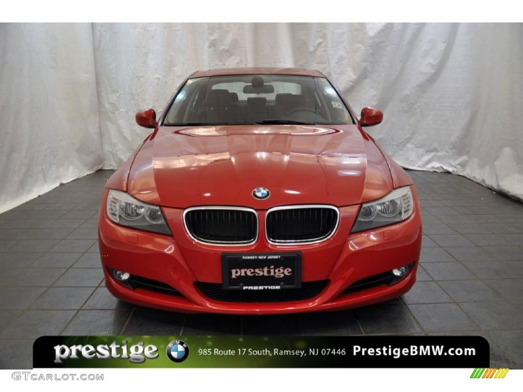 2011 3 Series 328i xDrive Sedan - Crimson Red / Black photo #6