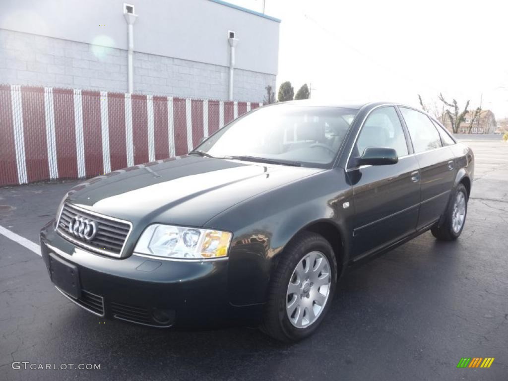 2002 A6 3.0 quattro Sedan - Goodwood Green Pearl / Beige photo #1