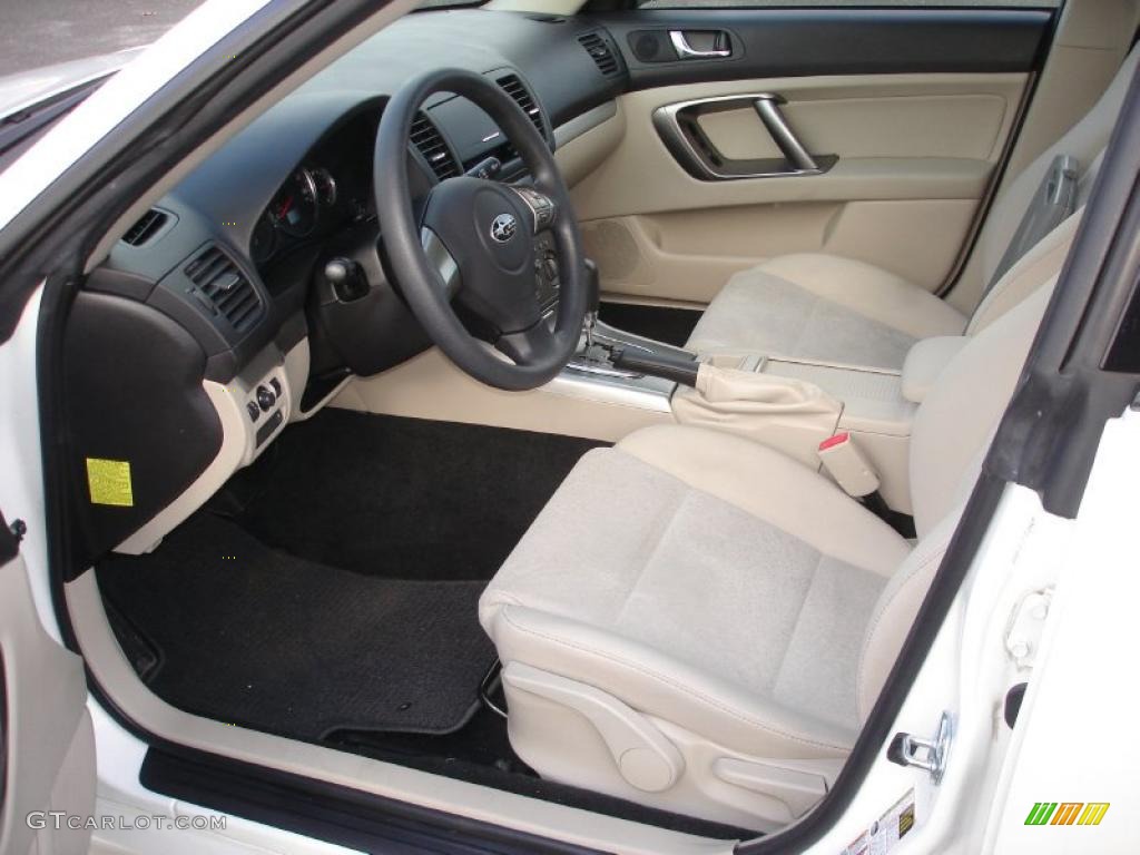 Warm Ivory Interior 2009 Subaru Legacy 2.5i Sedan Photo #41580063