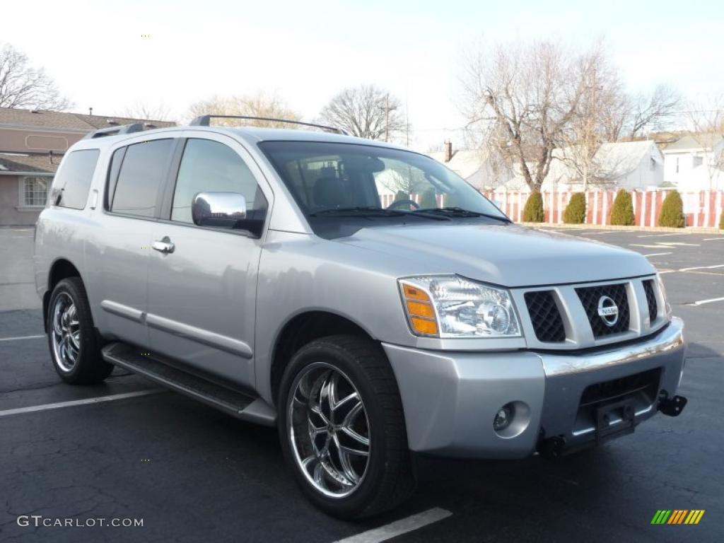 Silver Lightning Metallic 2004 Nissan Armada LE 4x4 Exterior Photo #41580103