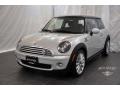 White Silver Metallic 2010 Mini Cooper Camden 50th Anniversary Hardtop