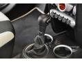 2010 Mini Cooper Camden Tech White Leather/Carbon Black Interior Transmission Photo