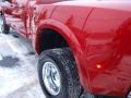 2010 Inferno Red Crystal Pearl Dodge Ram 3500 Laramie Crew Cab 4x4 Dually  photo #4