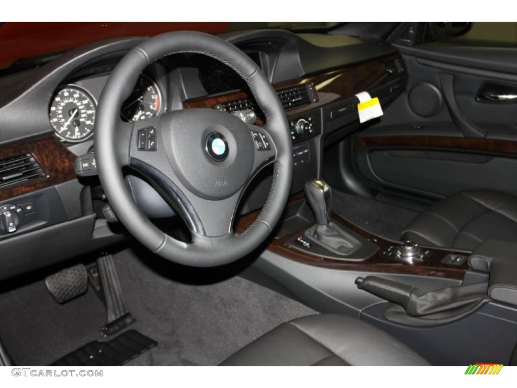 2011 3 Series 328i Convertible - Space Gray Metallic / Black photo #8
