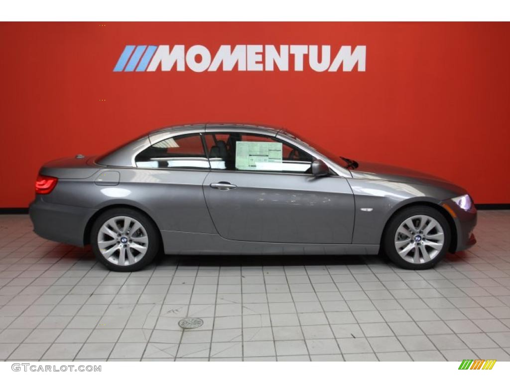 2011 3 Series 328i Convertible - Space Gray Metallic / Black photo #14