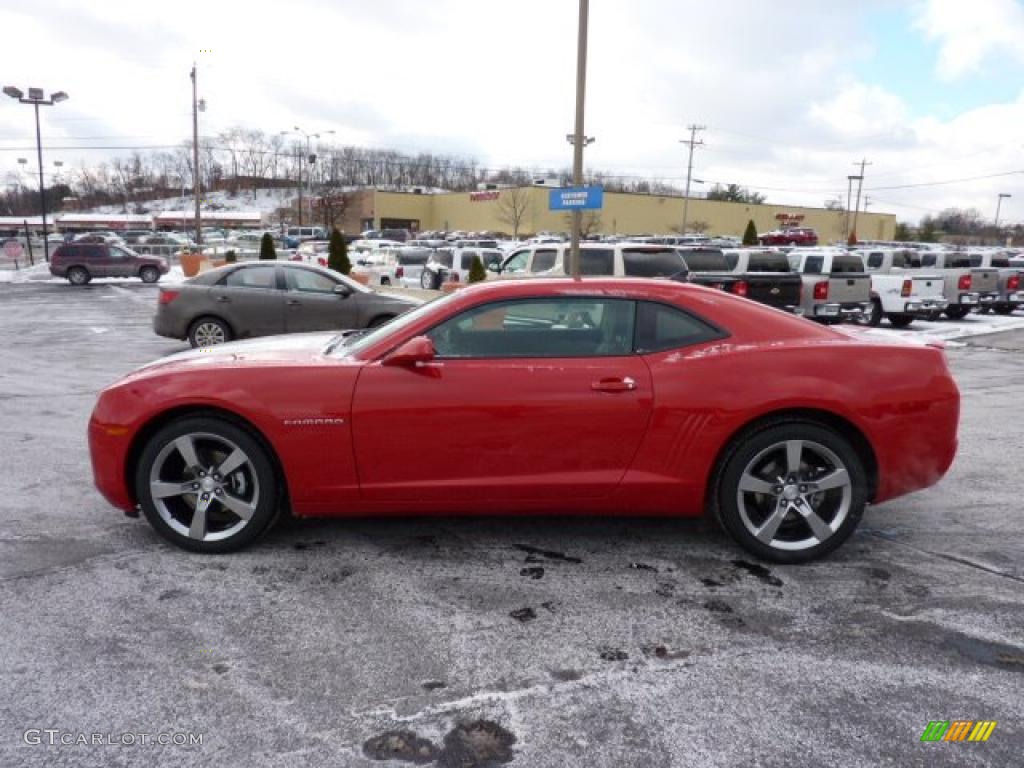2011 Camaro LT/RS Coupe - Victory Red / Gray photo #4
