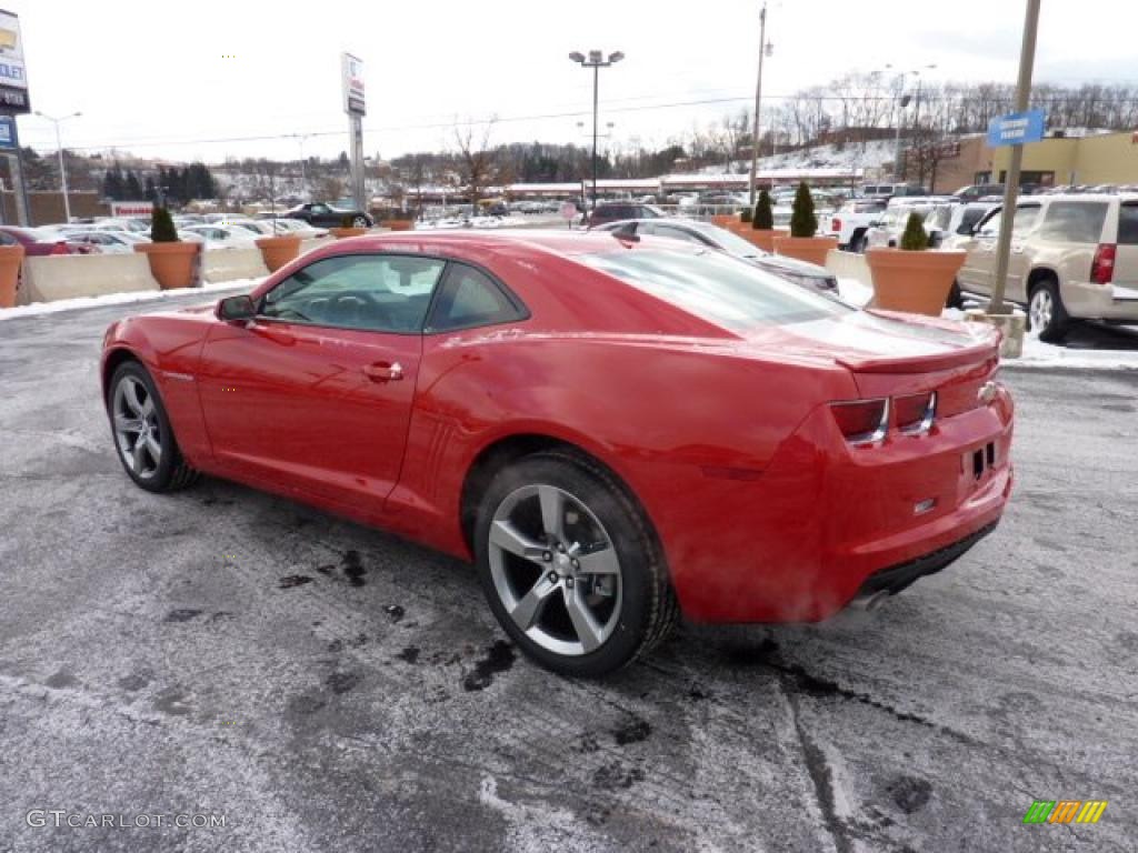 2011 Camaro LT/RS Coupe - Victory Red / Gray photo #5