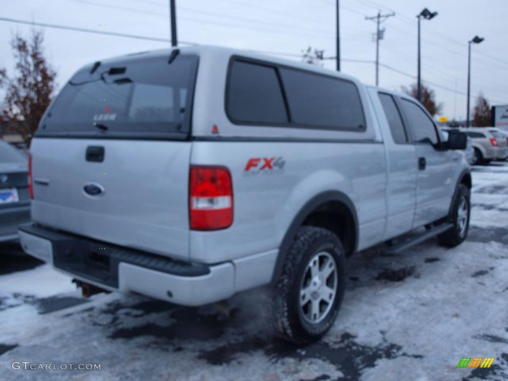 2004 F150 FX4 SuperCab 4x4 - Silver Metallic / Medium Graphite photo #3