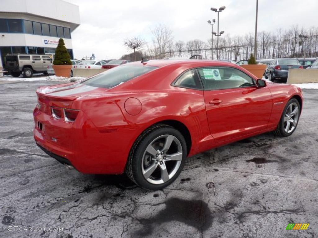 2011 Camaro LT/RS Coupe - Victory Red / Gray photo #10