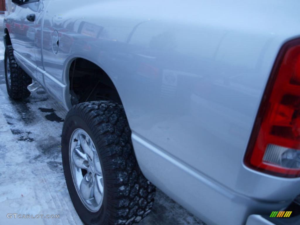 2004 Ram 1500 ST Regular Cab 4x4 - Bright Silver Metallic / Taupe photo #4