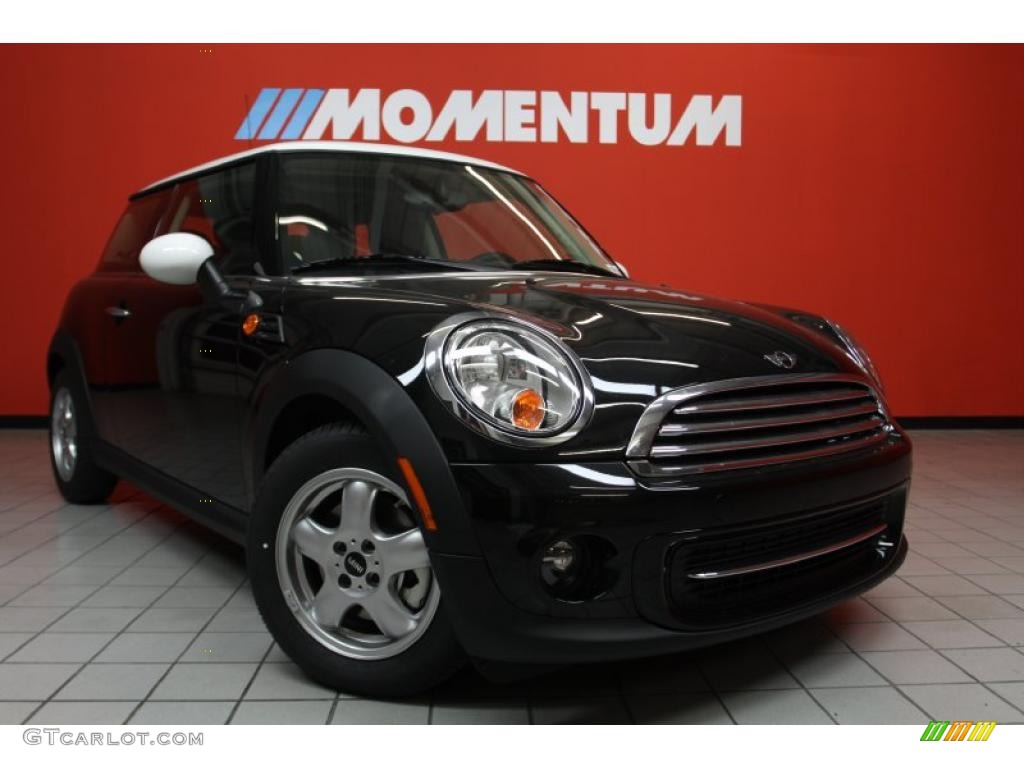 2011 Cooper Hardtop - Midnight Black Metallic / Carbon Black photo #1